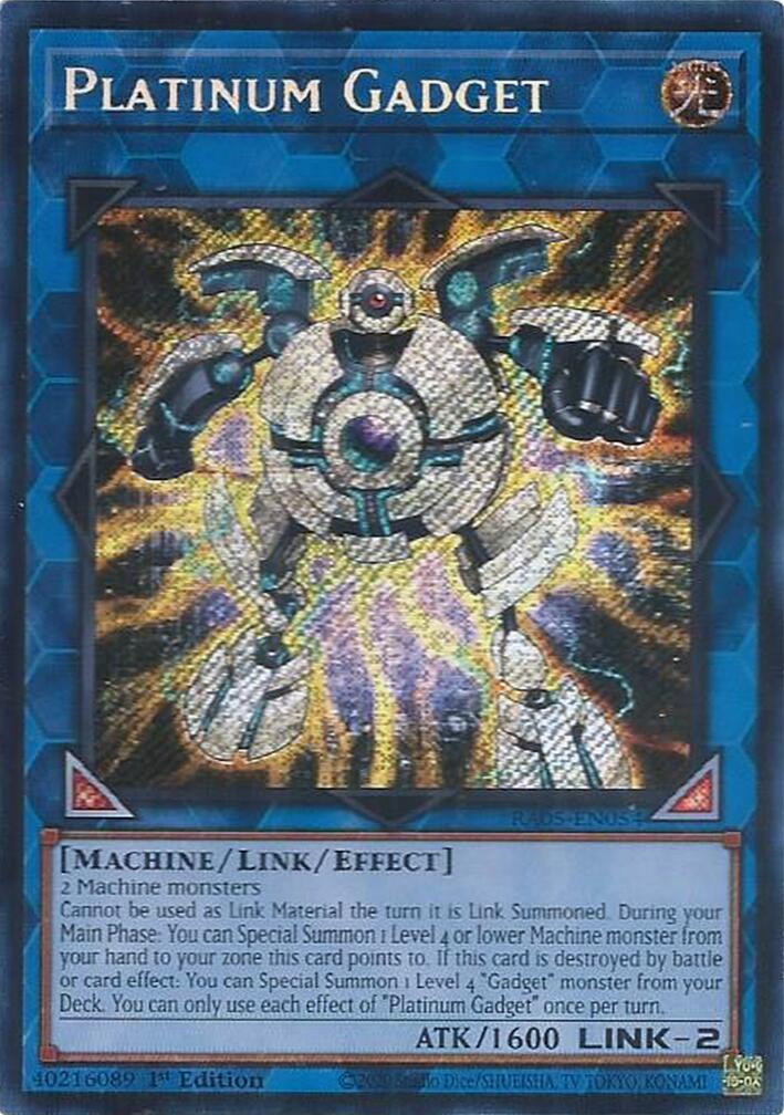 Platinum Gadget (Secret Rare) [RA05-EN054] Secret Rare | Black Swamp Games