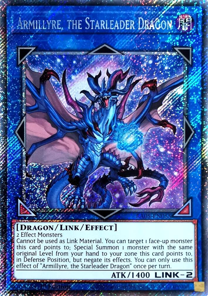 Armillyre, the Starleader Dragon (Platinum Secret Rare) [RA05-EN055] Platinum Secret Rare | Black Swamp Games