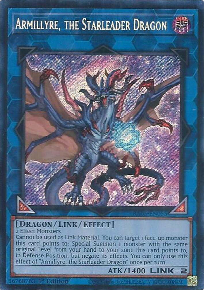 Armillyre, the Starleader Dragon (Secret Rare) [RA05-EN055] Secret Rare | Black Swamp Games