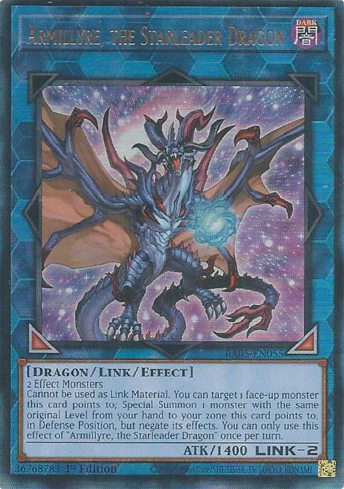 Armillyre, the Starleader Dragon (Ultimate Rare) [RA05-EN055] Ultimate Rare | Black Swamp Games