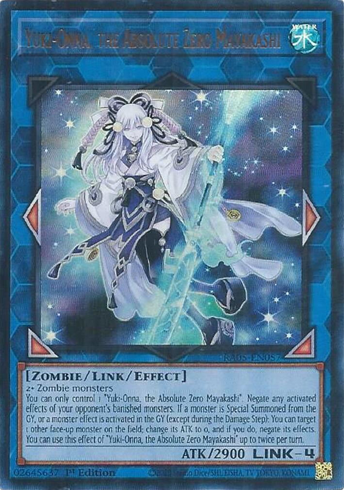 Yuki-Onna, the Absolute Zero Mayakashi (Ultra Rare) [RA05-EN057] Ultra Rare | Black Swamp Games