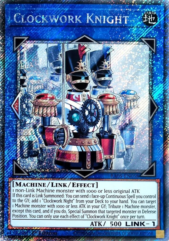 Clockwork Knight (Platinum Secret Rare) [RA05-EN058] Platinum Secret Rare | Black Swamp Games