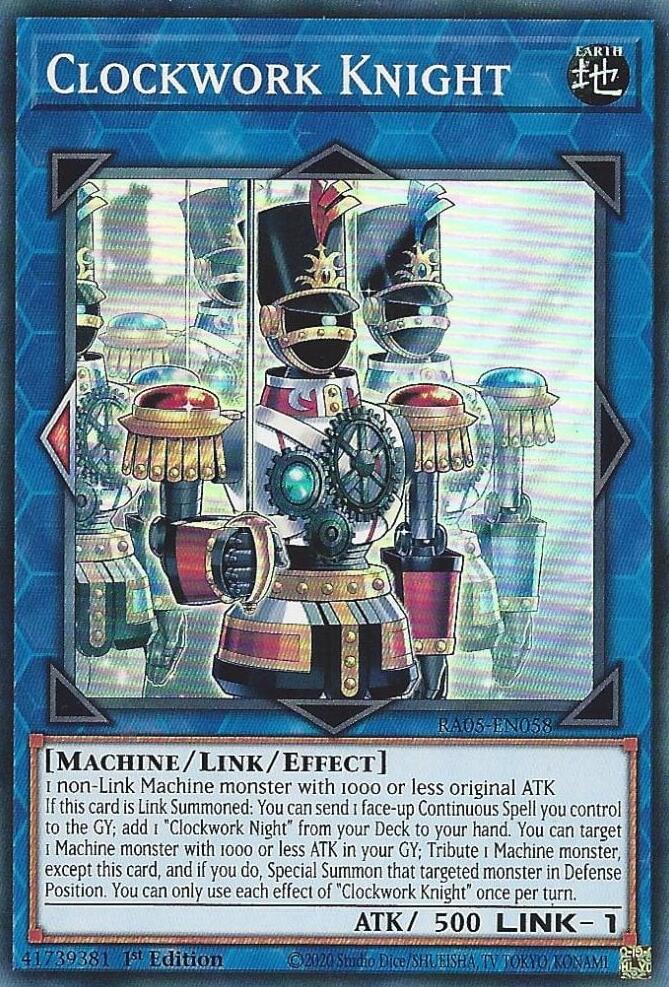 Clockwork Knight [RA05-EN058] Super Rare | Black Swamp Games
