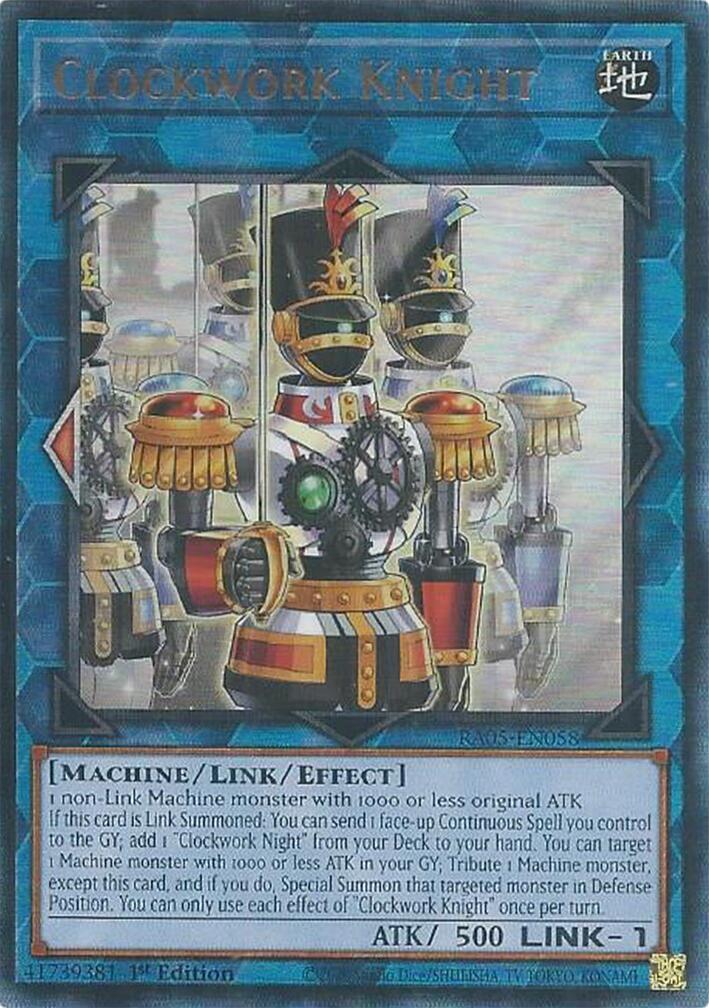 Clockwork Knight (Ultimate Rare) [RA05-EN058] Ultimate Rare | Black Swamp Games