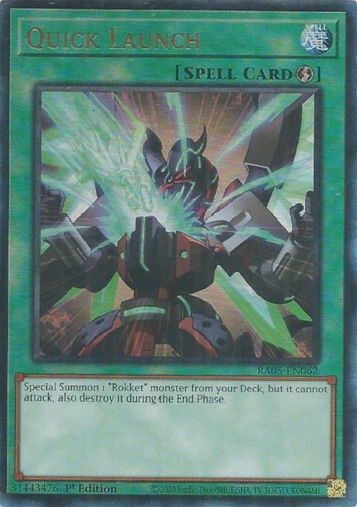 Quick Launch (Ultimate Rare) [RA05-EN062] Ultimate Rare | Black Swamp Games