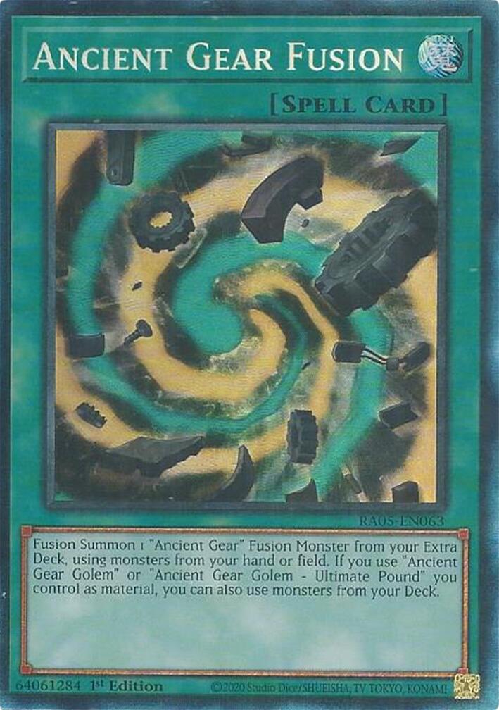 Ancient Gear Fusion (Collector's Rare) [RA05-EN063] Collector's Rare | Black Swamp Games