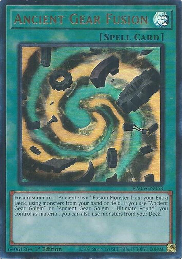 Ancient Gear Fusion (Ultra Rare) [RA05-EN063] Ultra Rare | Black Swamp Games