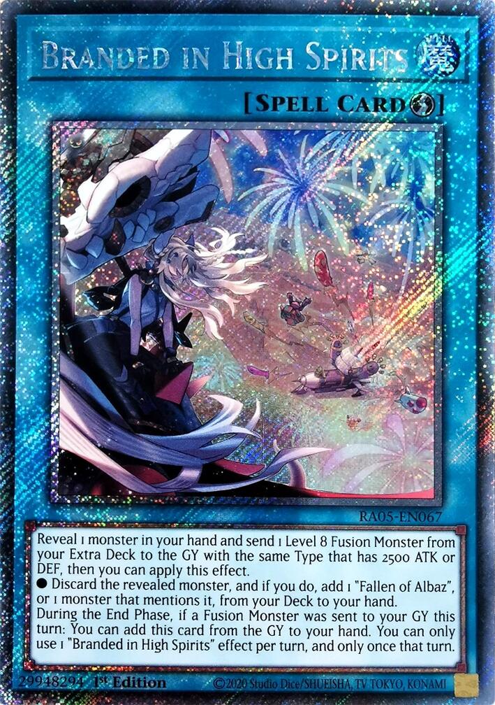 Branded in High Spirits (Platinum Secret Rare) [RA05-EN067] Platinum Secret Rare | Black Swamp Games