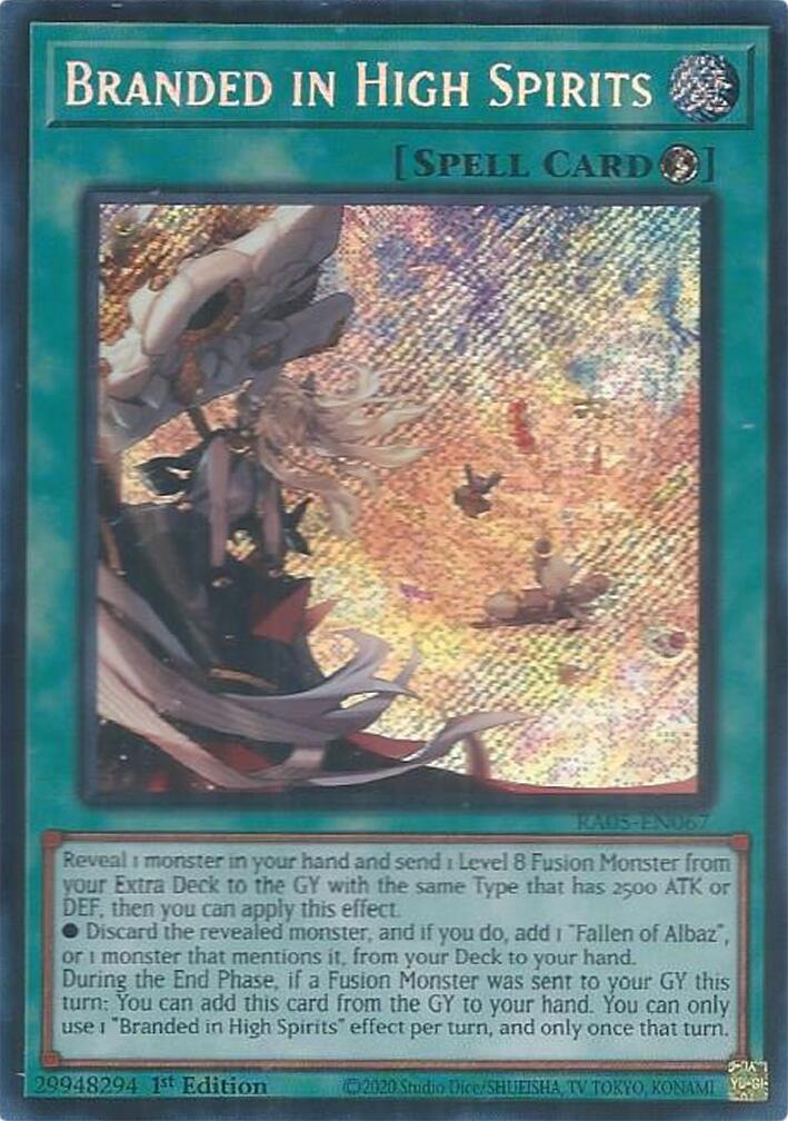 Branded in High Spirits (Secret Rare) [RA05-EN067] Secret Rare | Black Swamp Games