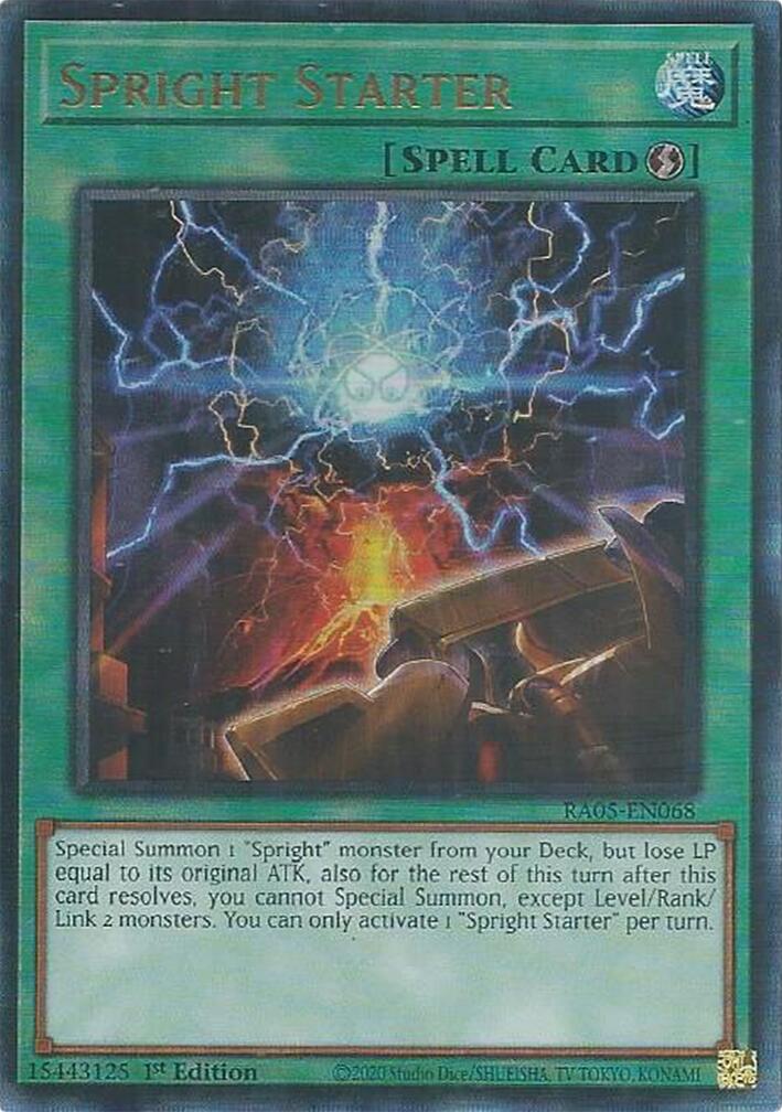 Spright Starter (Ultimate Rare) [RA05-EN068] Ultimate Rare | Black Swamp Games