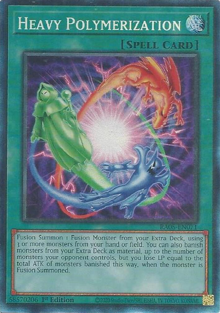 Heavy Polymerization (Collector's Rare) [RA05-EN071] Collector's Rare | Black Swamp Games
