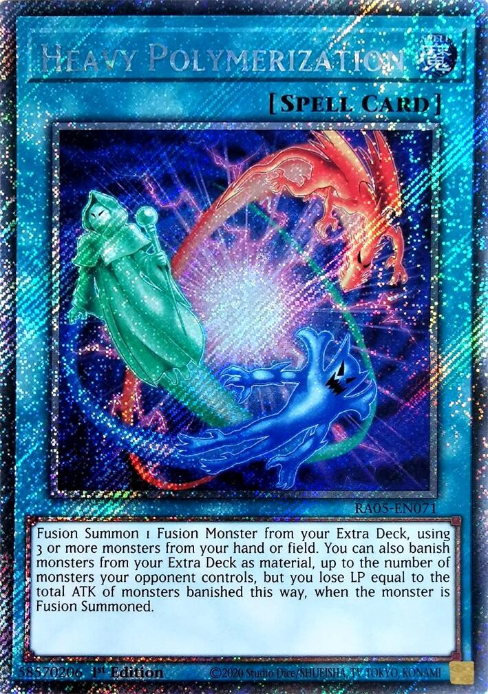 Heavy Polymerization (Platinum Secret Rare) [RA05-EN071] Platinum Secret Rare | Black Swamp Games
