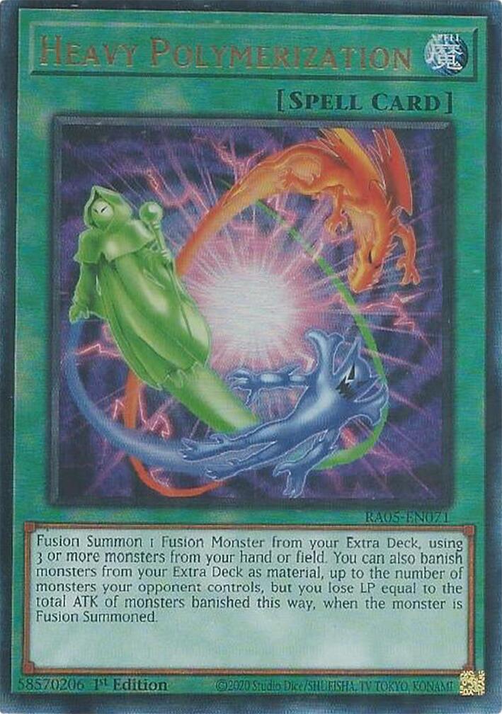 Heavy Polymerization (Ultimate Rare) [RA05-EN071] Ultimate Rare | Black Swamp Games