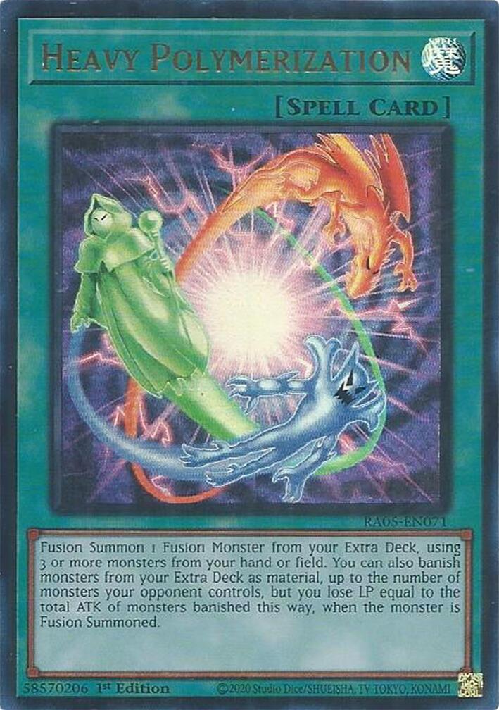 Heavy Polymerization (Ultra Rare) [RA05-EN071] Ultra Rare | Black Swamp Games