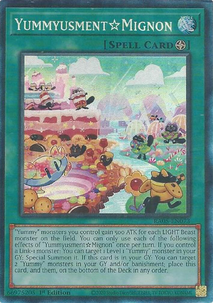 YummyusmentAcroquey (Collector's Rare) [RA05-EN073] Collector's Rare | Black Swamp Games