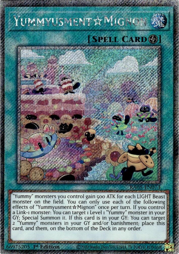YummyusmentAcroquey (Platinum Secret Rare) [RA05-EN073] Platinum Secret Rare | Black Swamp Games