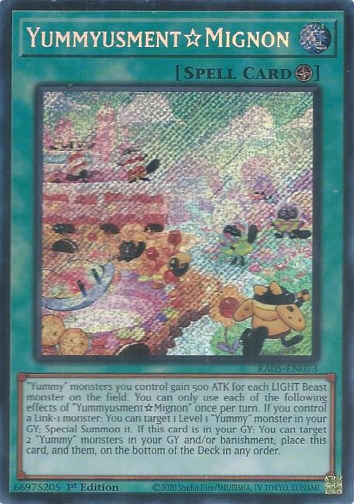 YummyusmentAcroquey (Secret Rare) [RA05-EN073] Secret Rare | Black Swamp Games
