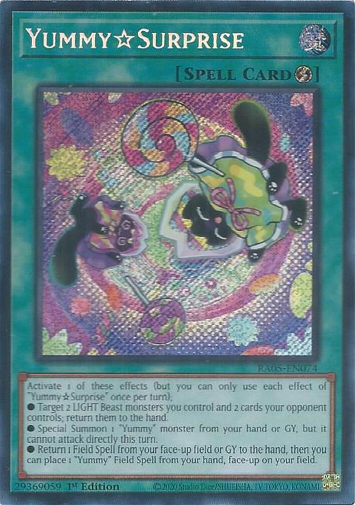 YummySurprise (Secret Rare) [RA05-EN074] Secret Rare | Black Swamp Games