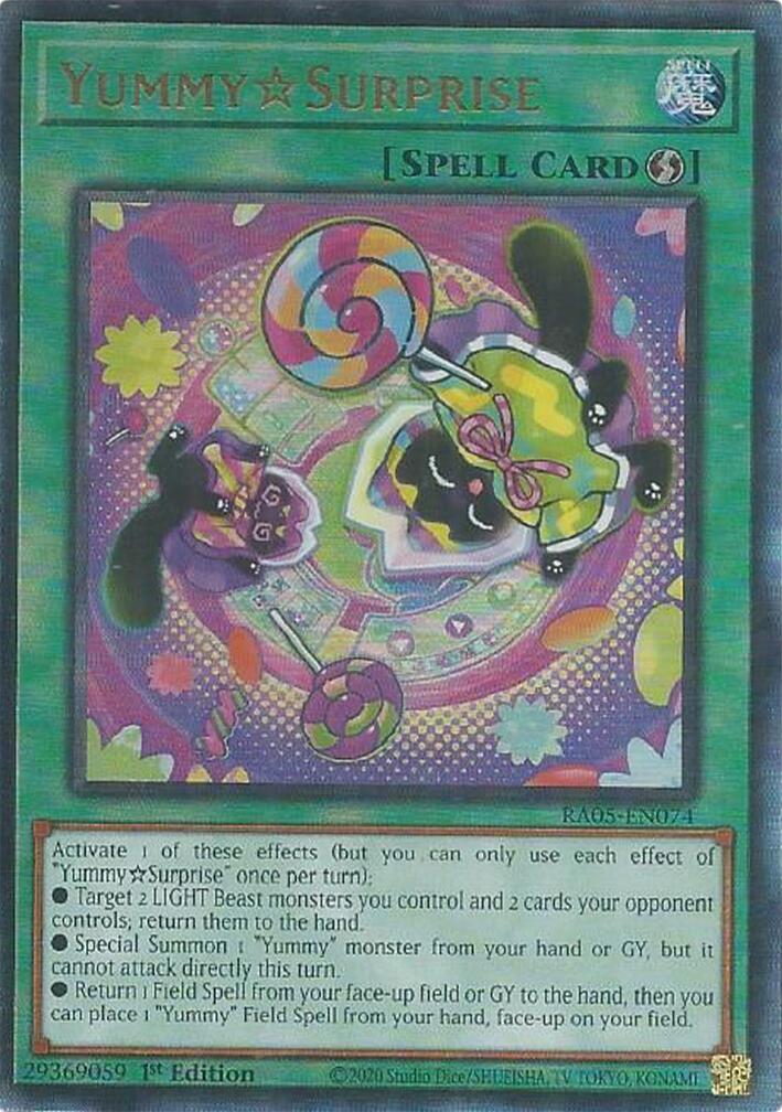 YummySurprise (Ultimate Rare) [RA05-EN074] Ultimate Rare | Black Swamp Games