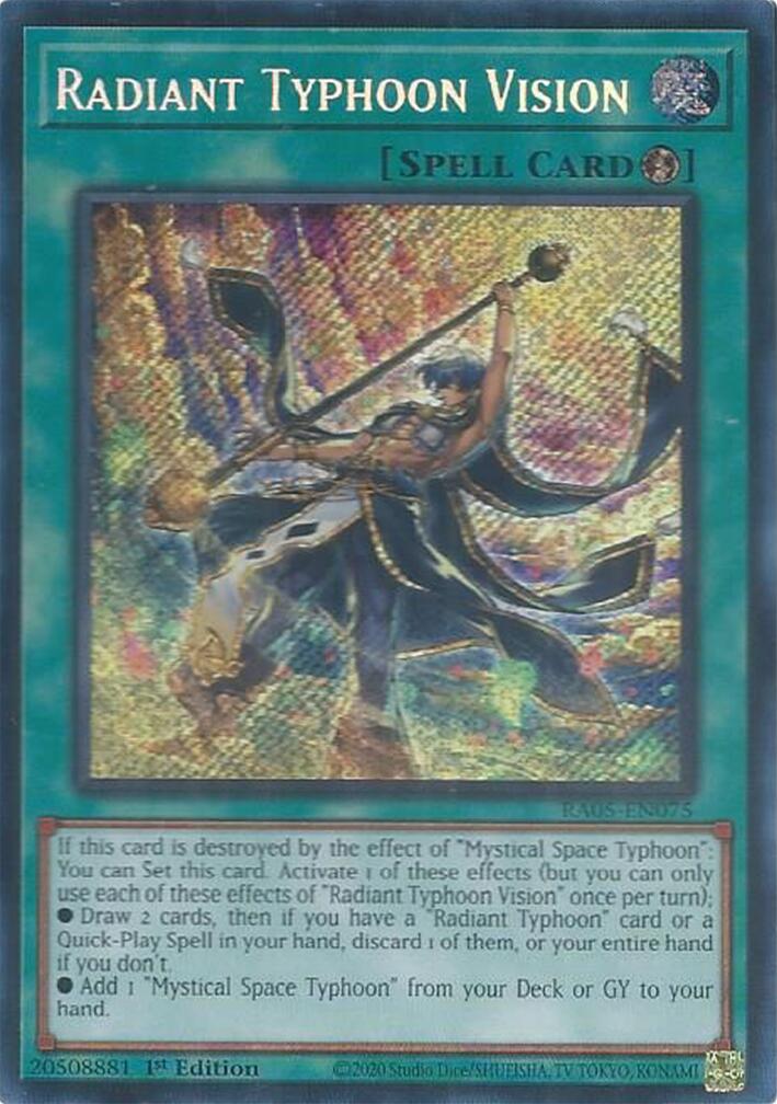 Radiant Typhoon Vision (Secret Rare) [RA05-EN075] Secret Rare | Black Swamp Games