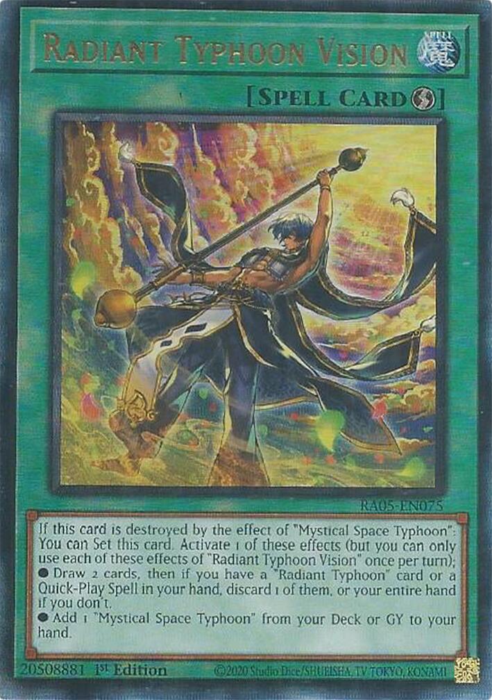 Radiant Typhoon Vision (Ultimate Rare) [RA05-EN075] Ultimate Rare | Black Swamp Games