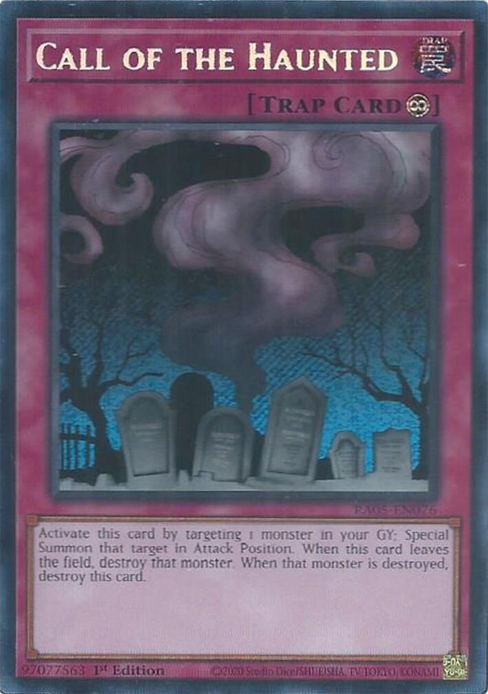 Call of the Haunted (Secret Rare) [RA05-EN076] Secret Rare | Black Swamp Games