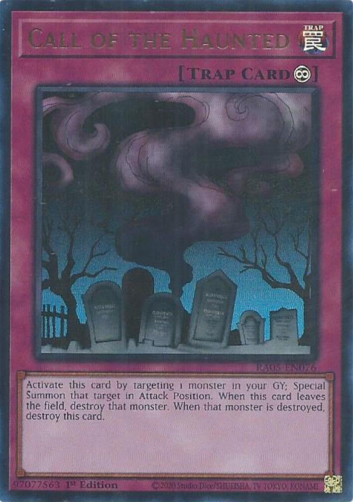 Call of the Haunted (Ultra Rare) [RA05-EN076] Ultra Rare | Black Swamp Games