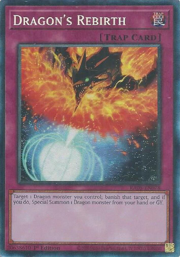 Dragon's Rebirth (Collector's Rare) [RA05-EN078] Collector's Rare | Black Swamp Games