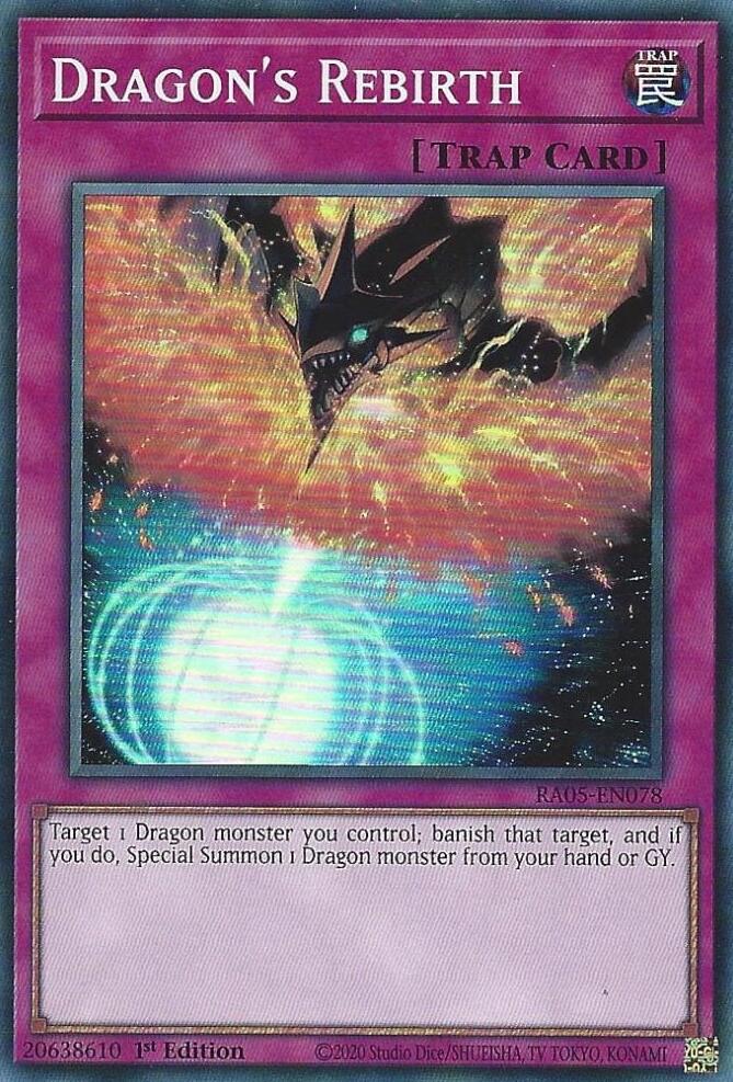 Dragon's Rebirth [RA05-EN078] Super Rare | Black Swamp Games