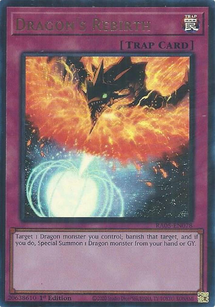 Dragon's Rebirth (Ultra Rare) [RA05-EN078] Ultra Rare | Black Swamp Games