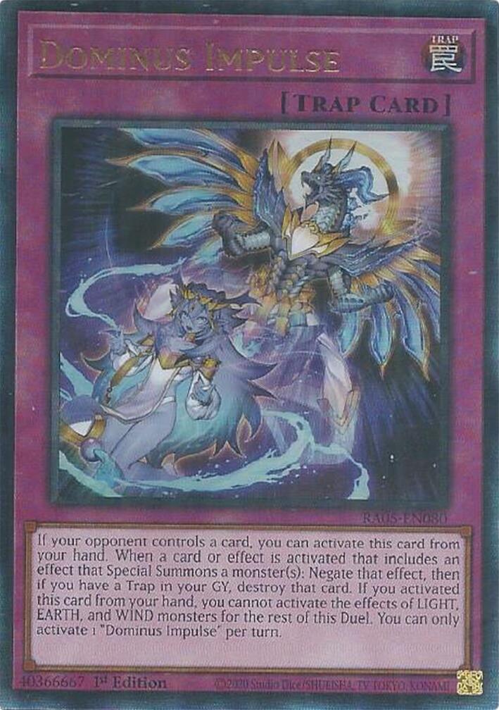 Dominus Impulse (Ultimate Rare) [RA05-EN080] Ultimate Rare | Black Swamp Games