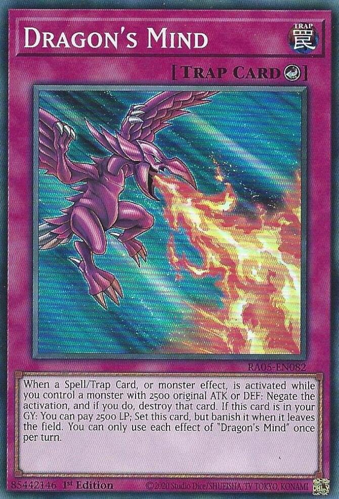 Dragon's Mind [RA05-EN082] Super Rare | Black Swamp Games