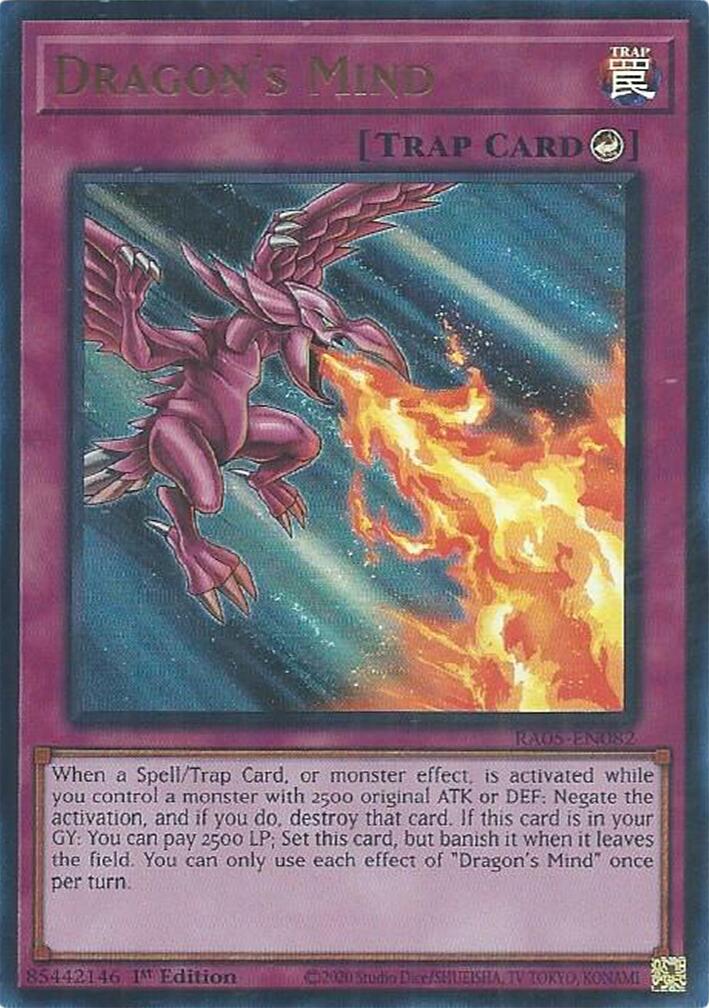 Dragon's Mind (Ultra Rare) [RA05-EN082] Ultra Rare | Black Swamp Games