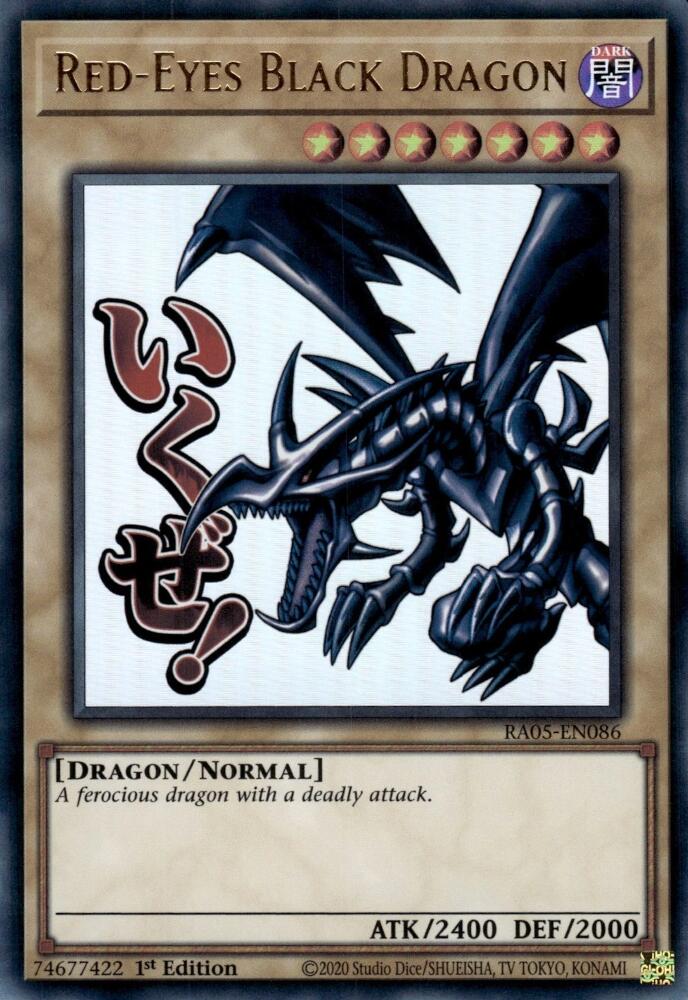 Red-Eyes Black Dragon [RA05-EN086] Ultra Rare | Black Swamp Games