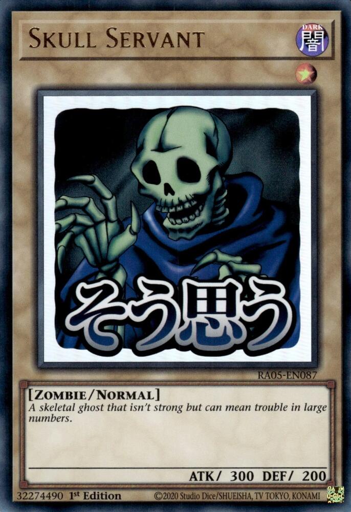 Skull Servant [RA05-EN087] Ultra Rare | Black Swamp Games