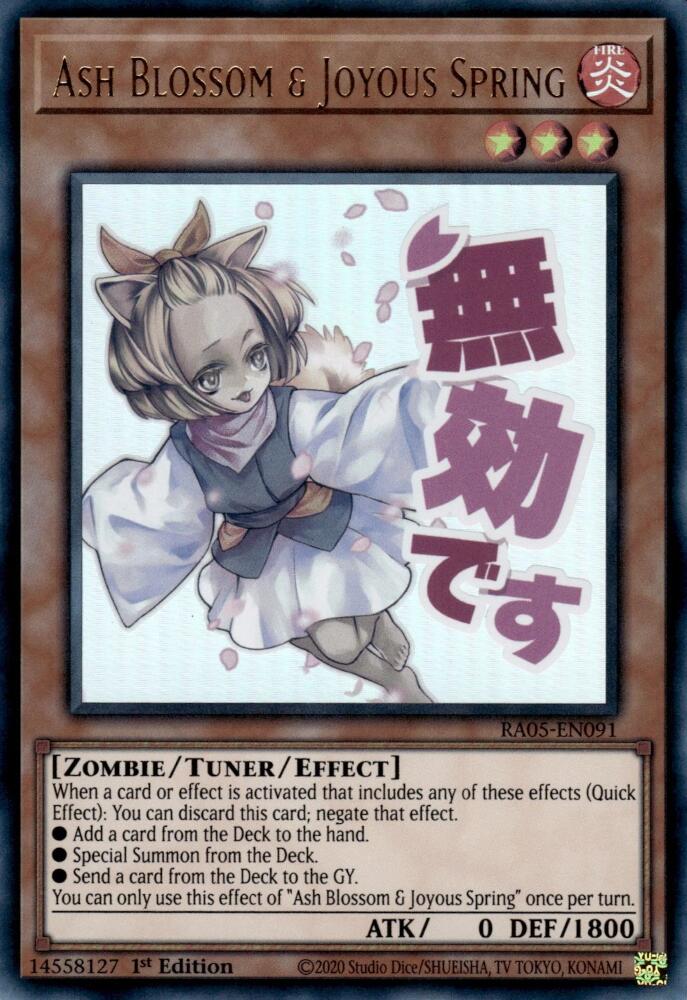 Ash Blossom & Joyous Spring [RA05-EN091] Ultra Rare | Black Swamp Games