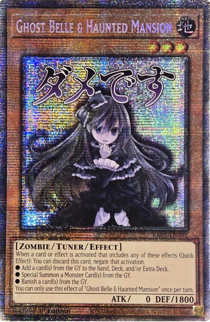 Ghost Belle & Haunted Mansion (Starlight Rare) [RA05-EN092] Starlight Rare | Black Swamp Games