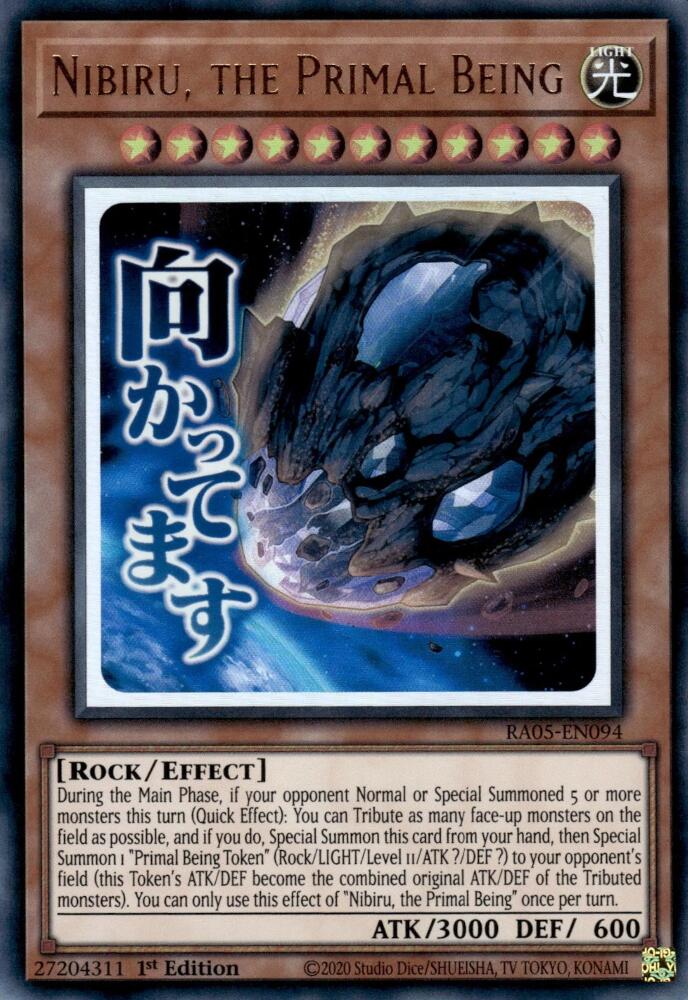 Nibiru, the Primal Being [RA05-EN094] Ultra Rare | Black Swamp Games