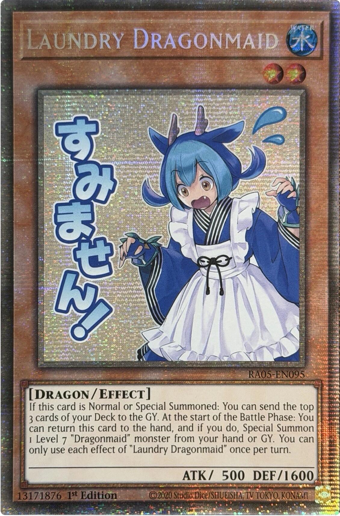 Laundry Dragonmaid (Starlight Rare) [RA05-EN095] Starlight Rare | Black Swamp Games