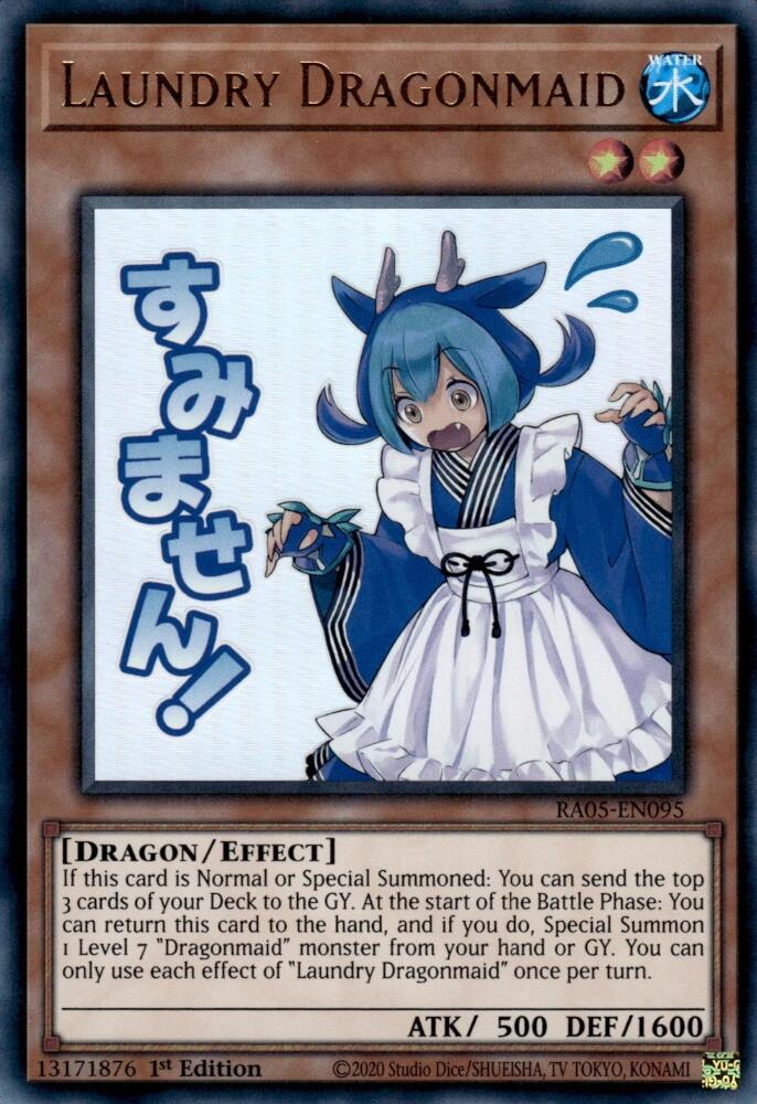 Laundry Dragonmaid [RA05-EN095] Ultra Rare | Black Swamp Games
