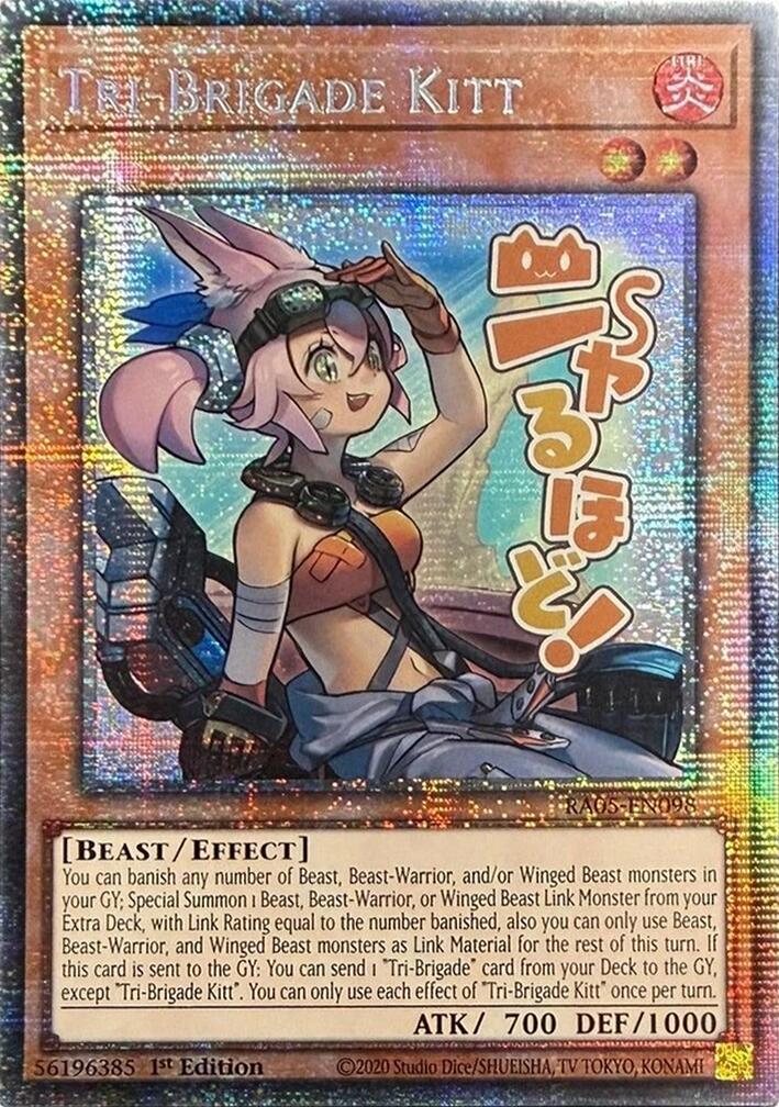 Tri-Brigade Kitt (Starlight Rare) [RA05-EN098] Starlight Rare | Black Swamp Games