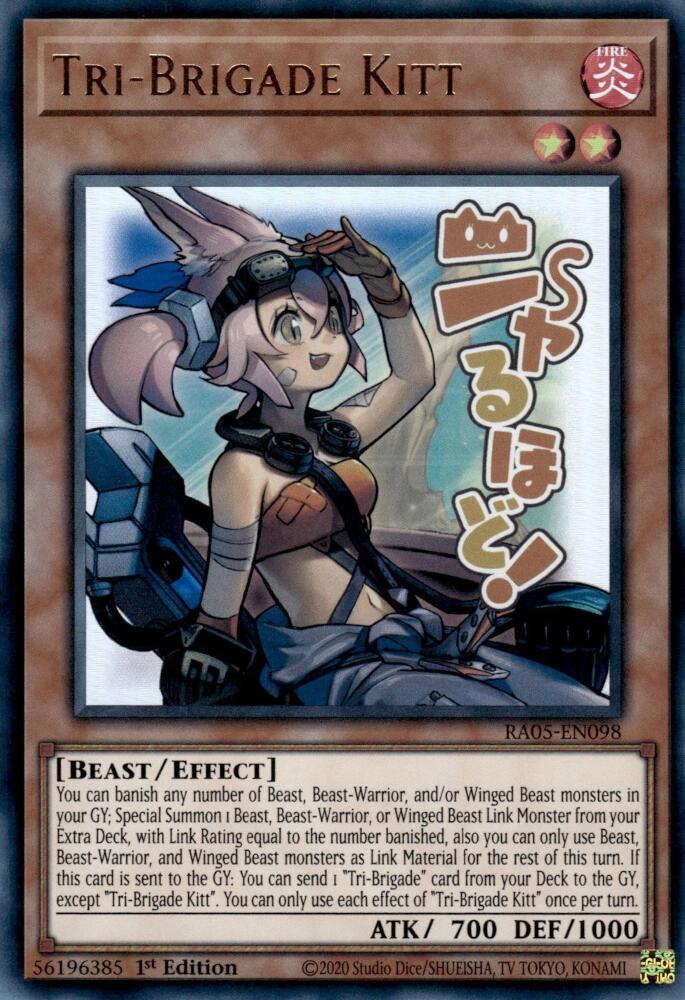 Tri-Brigade Kitt [RA05-EN098] Ultra Rare | Black Swamp Games