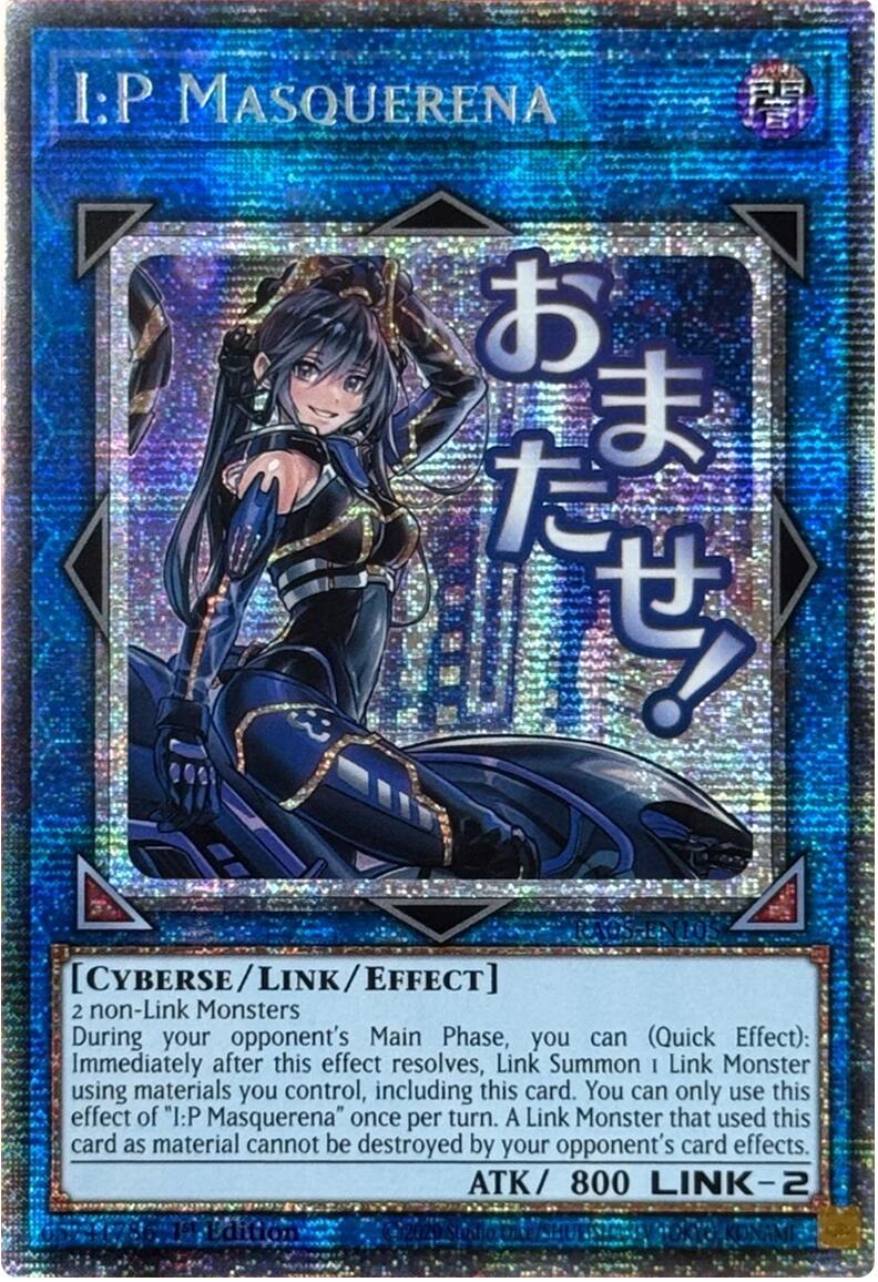 I:P Masquerena (Starlight Rare) [RA05-EN105] Starlight Rare | Black Swamp Games