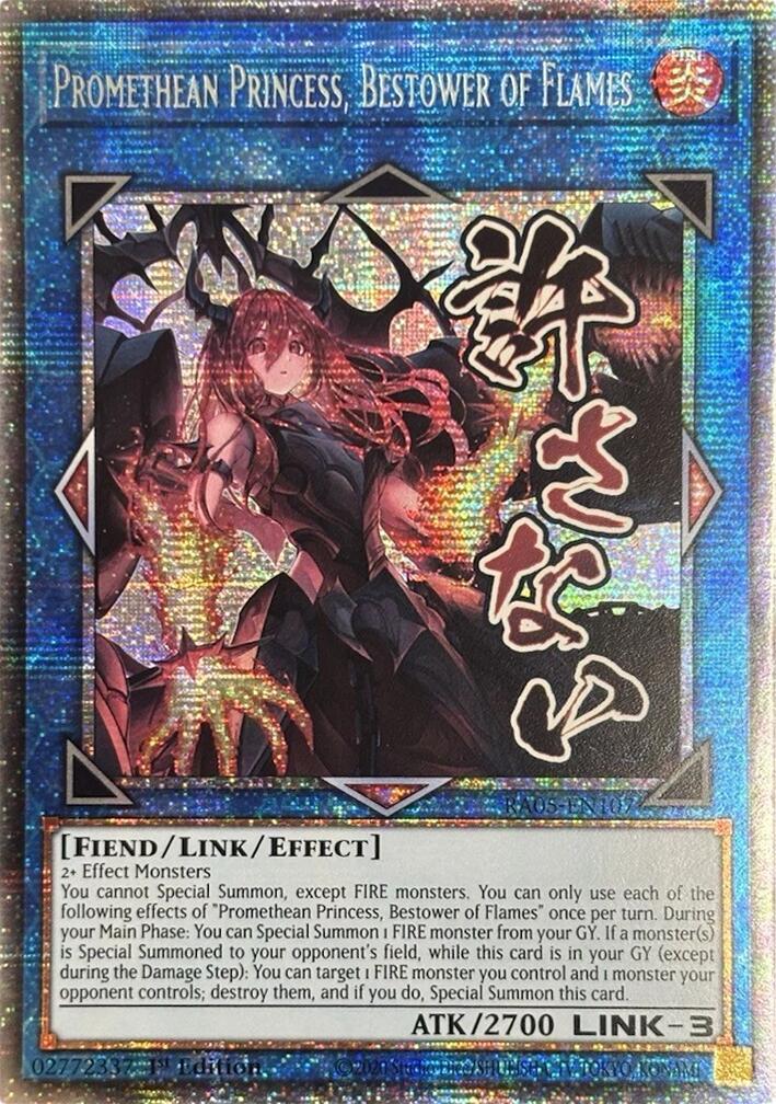 Promethean Princess, Bestower of Flames (Starlight Rare) [RA05-EN107] Starlight Rare | Black Swamp Games