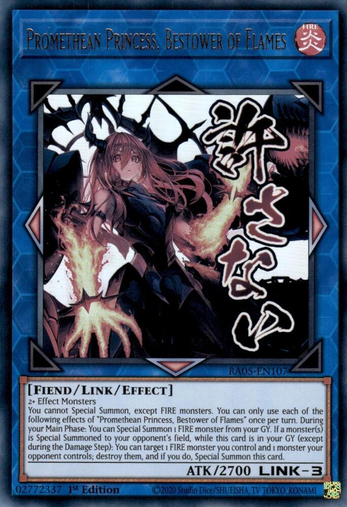 Promethean Princess, Bestower of Flames [RA05-EN107] Ultra Rare | Black Swamp Games