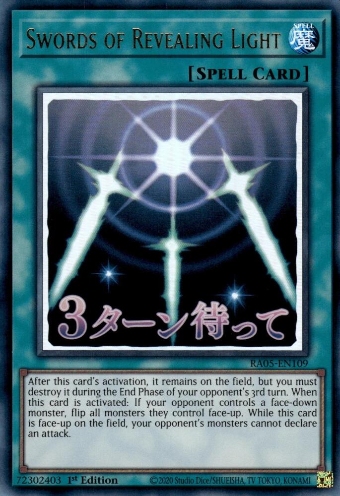 Swords of Revealing Light [RA05-EN109] Ultra Rare | Black Swamp Games