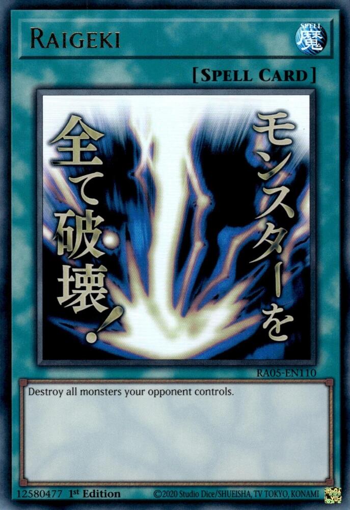 Raigeki [RA05-EN110] Ultra Rare | Black Swamp Games