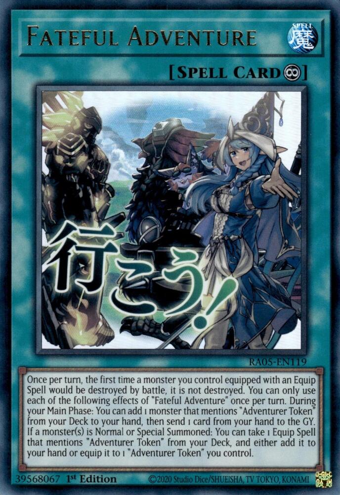 Fateful Adventure [RA05-EN119] Ultra Rare | Black Swamp Games