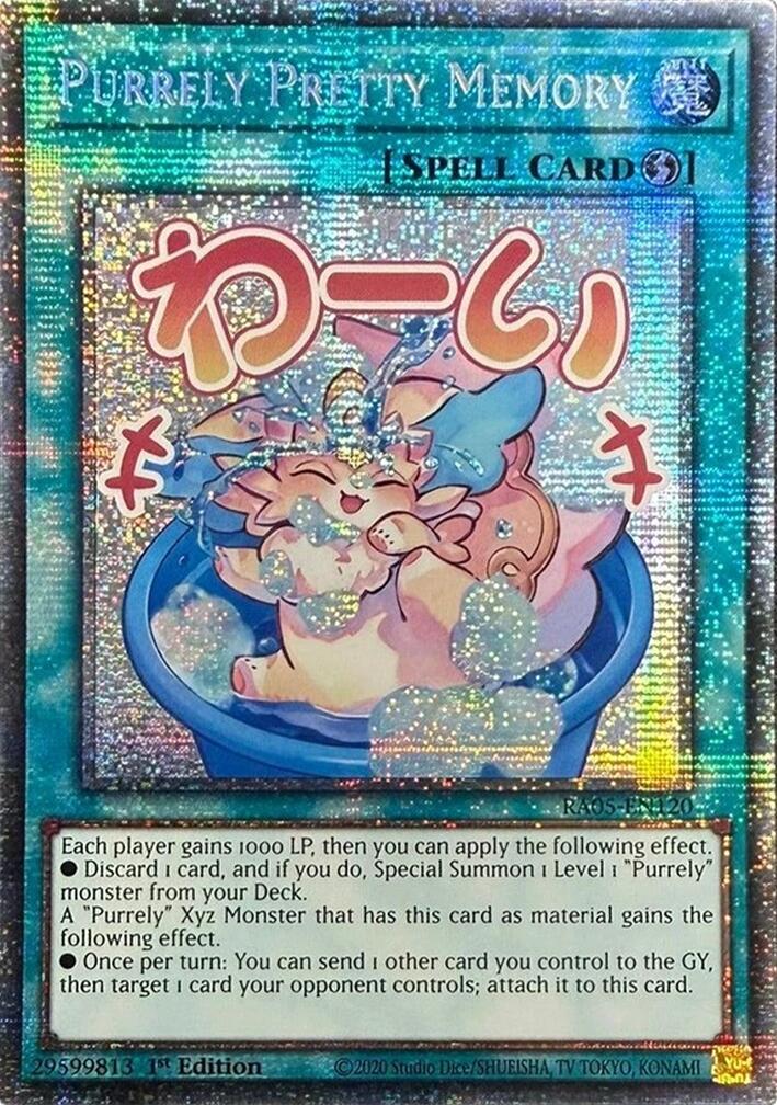 Purrely Pretty Memory (Starlight Rare) [RA05-EN120] Starlight Rare | Black Swamp Games