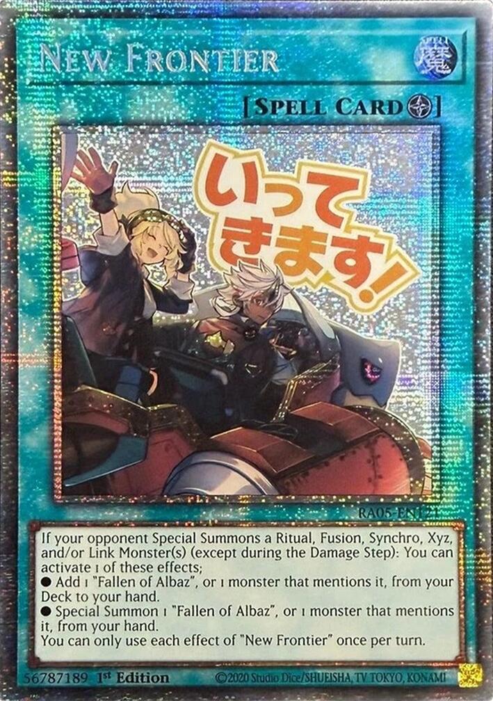 New Frontier (Starlight Rare) [RA05-EN121] Starlight Rare | Black Swamp Games